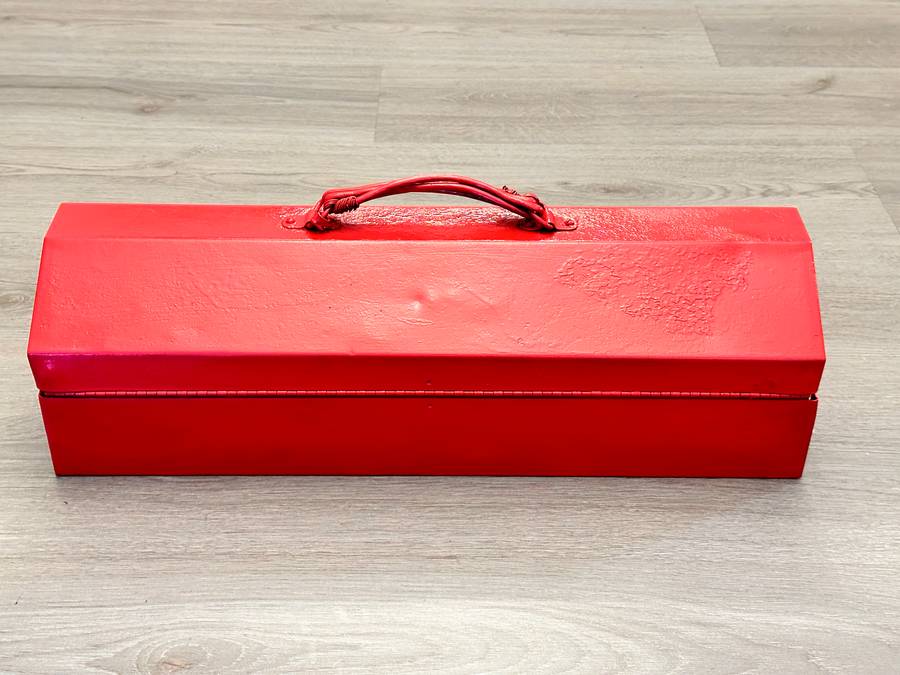 RARE FIND Large Vintage Metal Tool Box