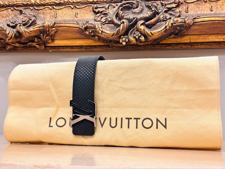 Louis Vuitton Iconic Damier Signature Collection Leather Belt