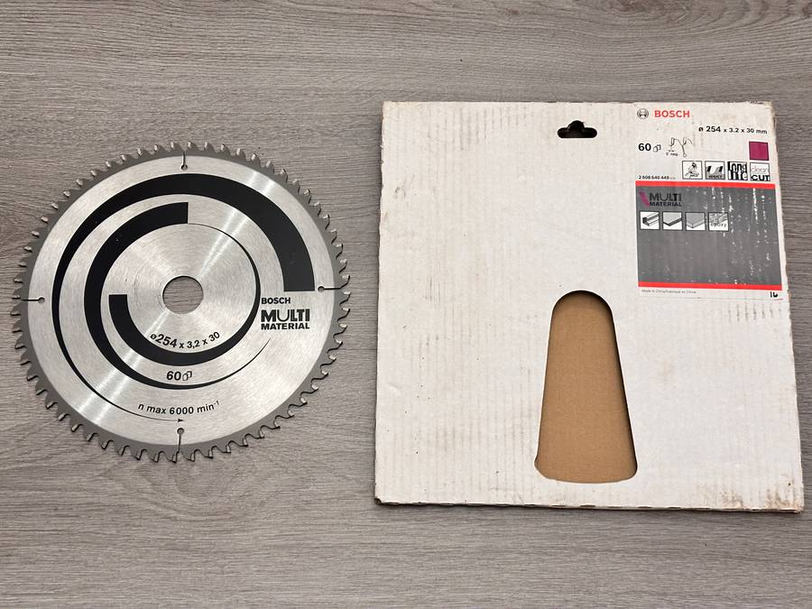 BOSCH Saw Blade 254X30mm Top Precision for Multi-Material