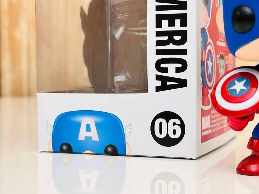 Funko Captain America Retired Vinyl Collectable with Original Box
