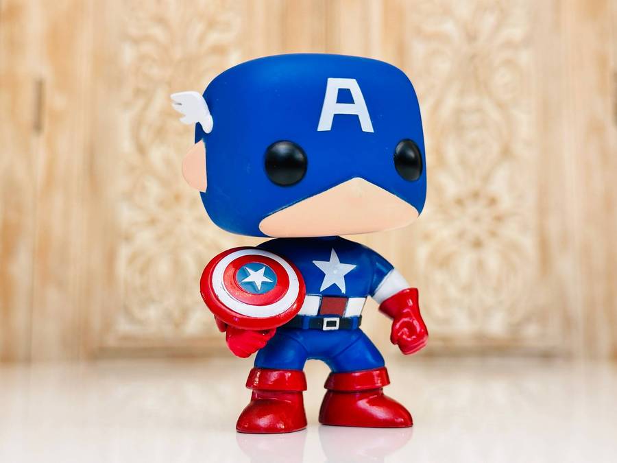 Funko Captain America Retired Vinyl Collectable with Original Box