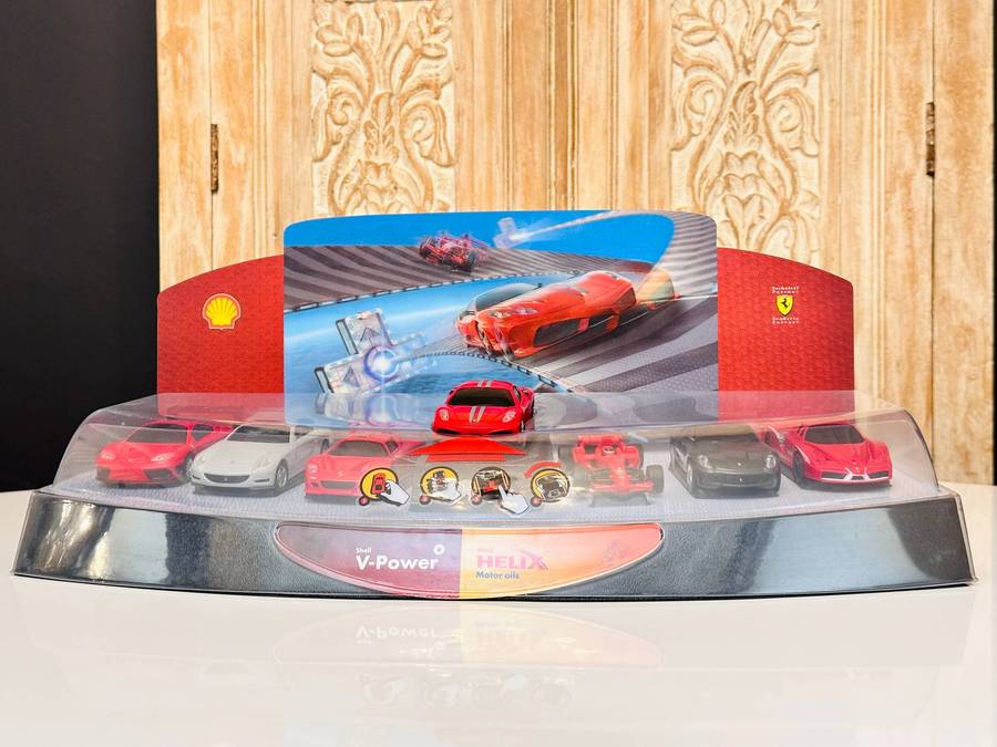 Ferrari Official Limited Collectors Complete Set of Model Cars in Display Case