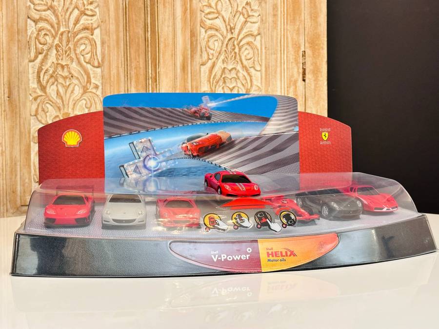 Ferrari Official Limited Collectors Complete Set of Model Cars in Display Case
