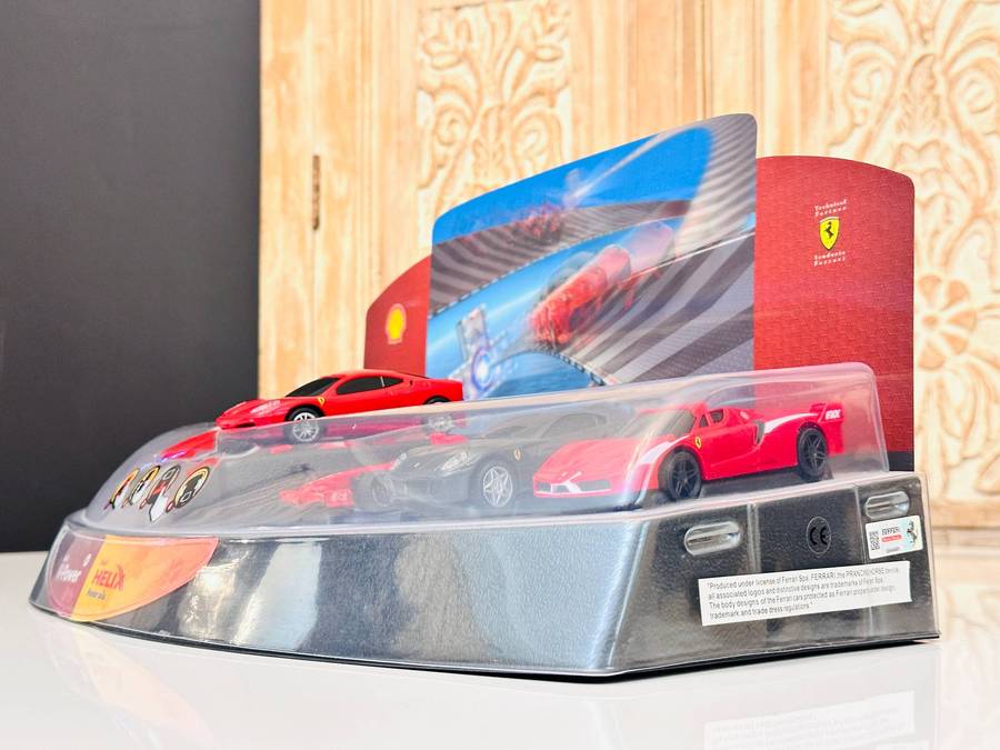 Ferrari Official Limited Collectors Complete Set of Model Cars in Display Case