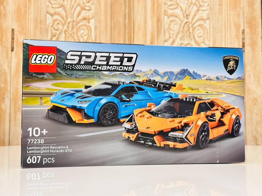 LEGO Lamborghini Revuelto & Huracan STO Collectable Set in Original Sealed Box