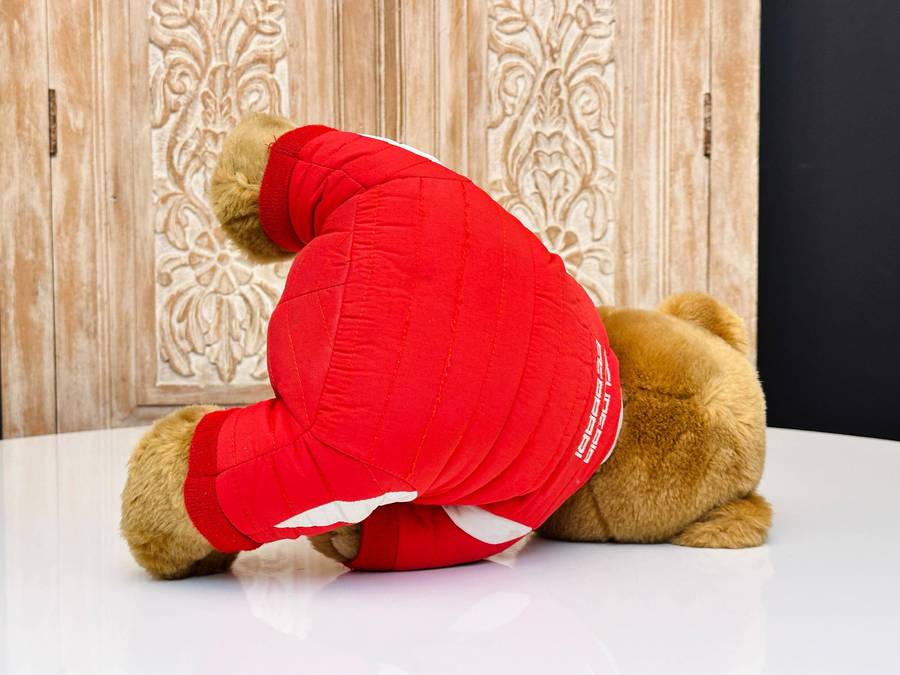 Official Scuderia Ferrari Large Vintage Collectable F1 Team Teddy Bear