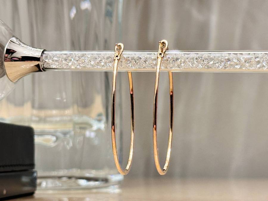 18ct Gold & Diamond Statement Earrings