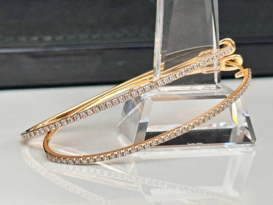 18ct Gold & Diamond Statement Earrings