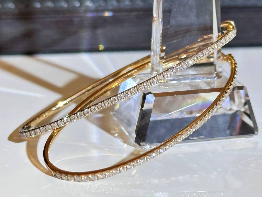 18ct Gold & Diamond Statement Earrings