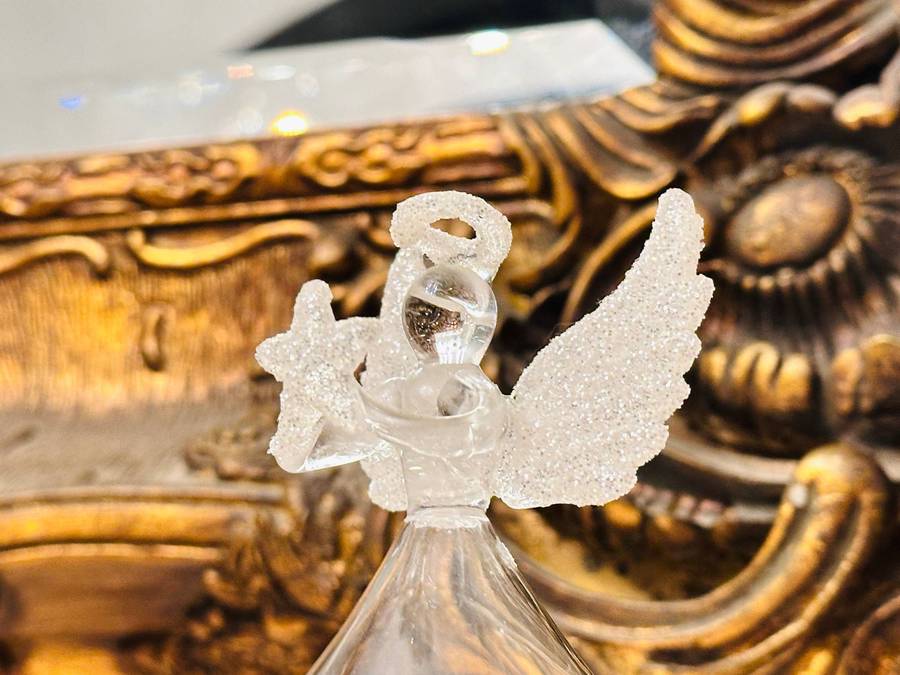 Exquisite Hand Blown Glass Statement Angel