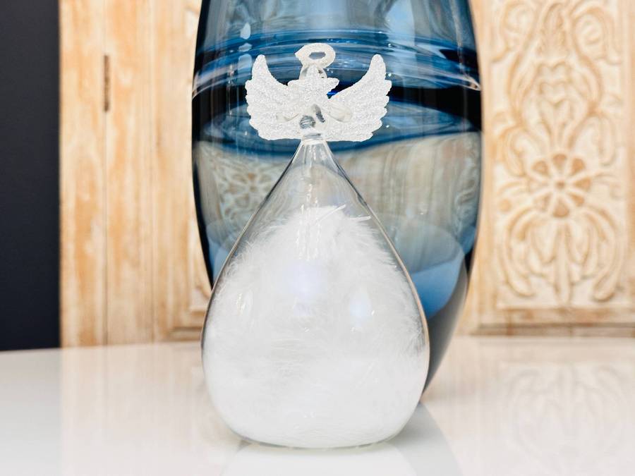 Exquisite Hand Blown Glass Statement Angel