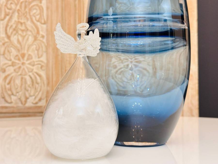 Exquisite Hand Blown Glass Statement Angel