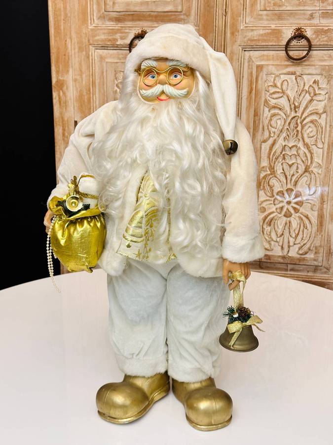 Exquisite Large 65 cm Vintage Standing Santa