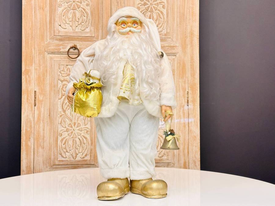 Exquisite Large 65 cm Vintage Standing Santa