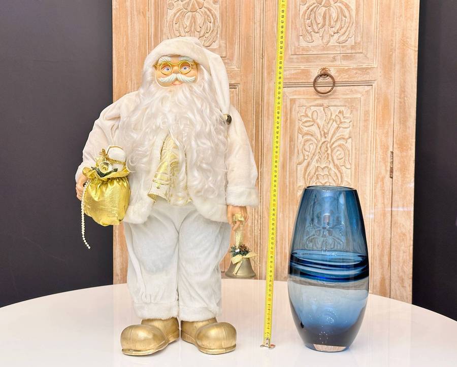 Exquisite Large 65 cm Vintage Standing Santa