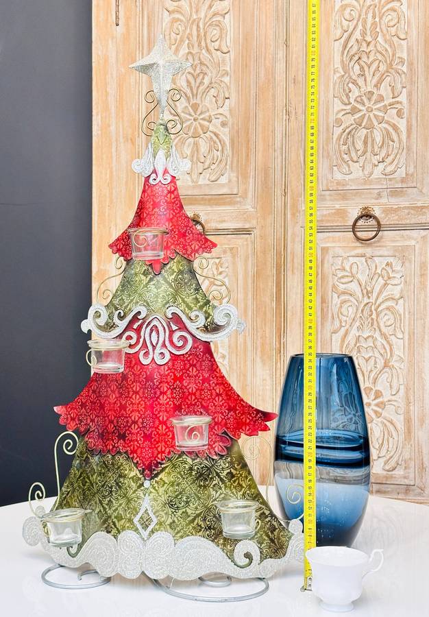 Exquisite Large 85cm Vintage Christmas Tree Statement Piece