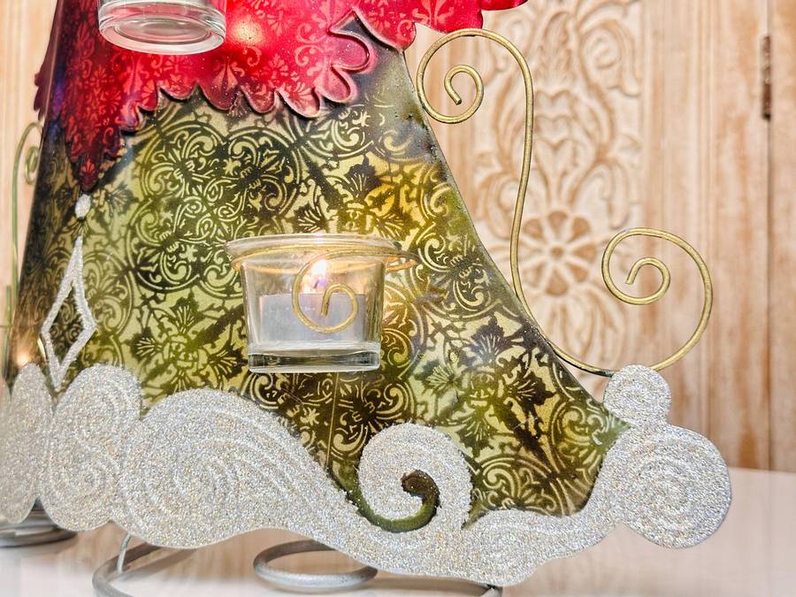 Exquisite Large 85cm Vintage Christmas Tree Statement Piece