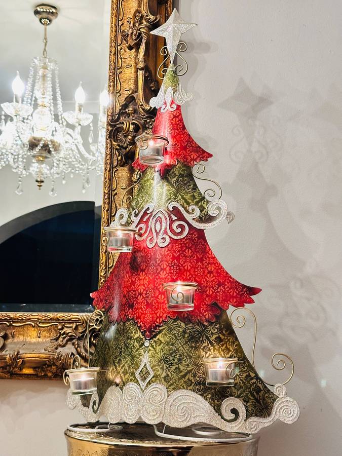 Exquisite Large 85cm Vintage Christmas Tree Statement Piece