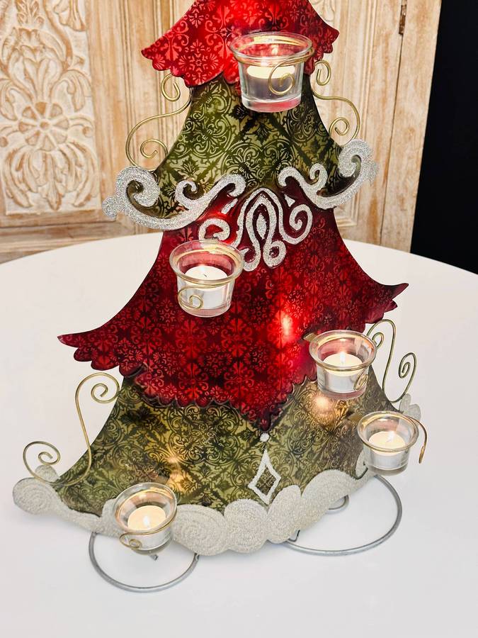 Exquisite Large 85cm Vintage Christmas Tree Statement Piece