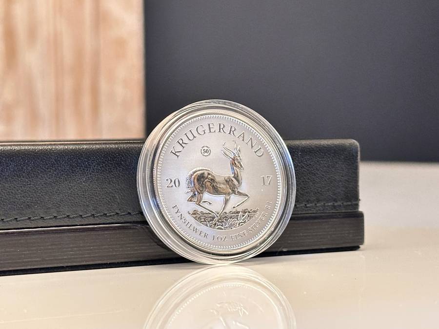 2017 1oz Fine Silver KRUGERRAND in Capsule with Certificate
