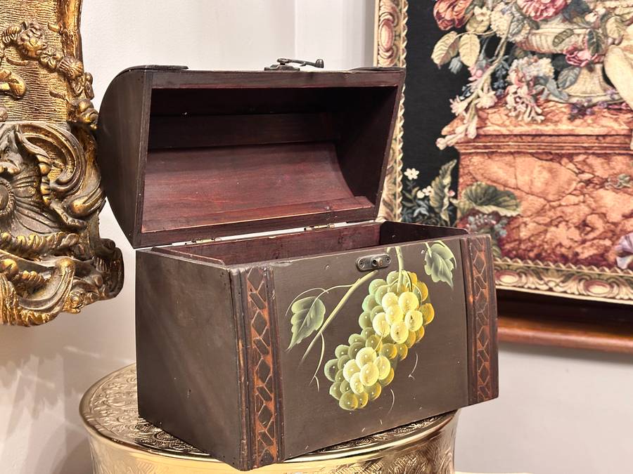 Beautiful Vintage Hand Painted Chest