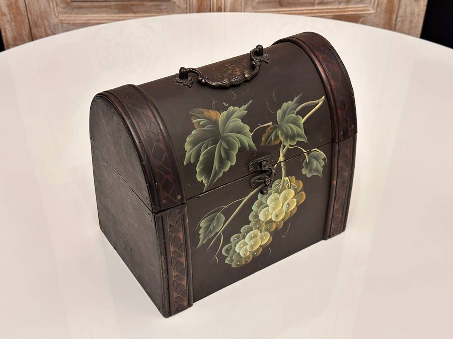 Beautiful Vintage Hand Painted Chest
