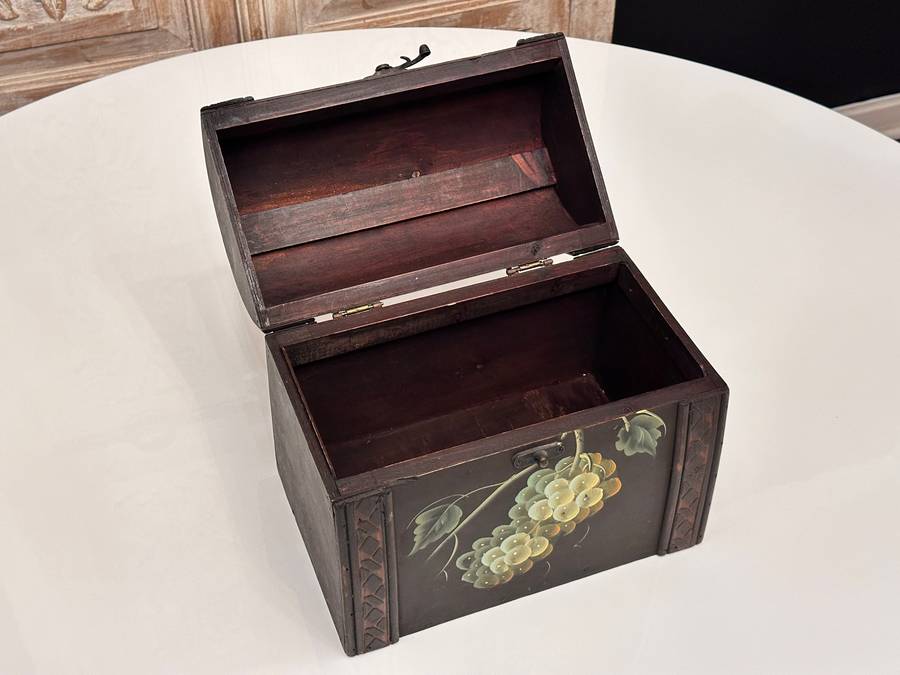 Beautiful Vintage Hand Painted Chest