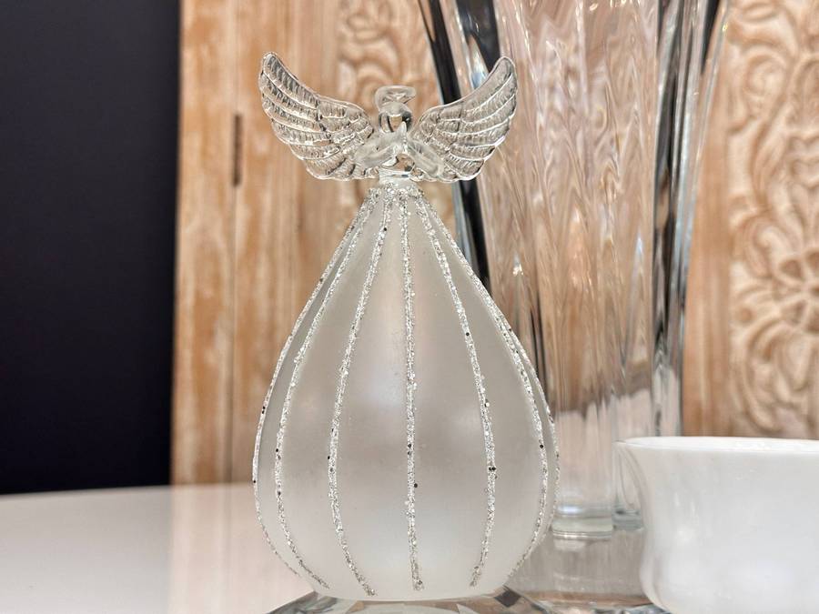 Exquisite Large Collectable Glass Light up Statement Angel