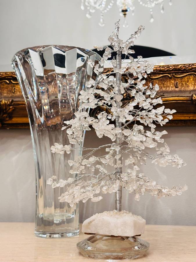 Exquisite Quartz Crystal Large Statement Christmas Tree