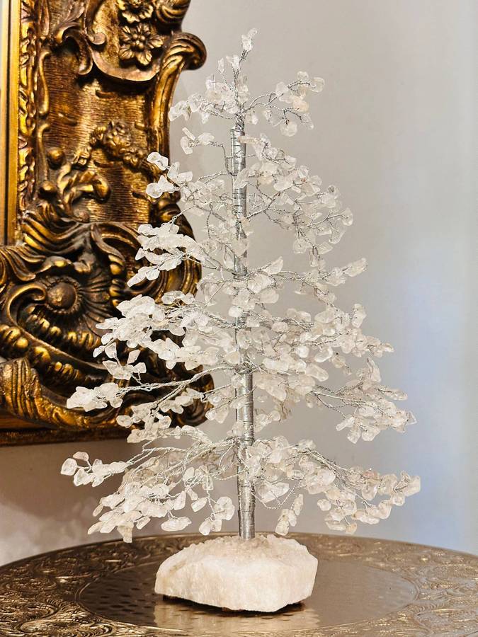 Exquisite Quartz Crystal Large Statement Christmas Tree