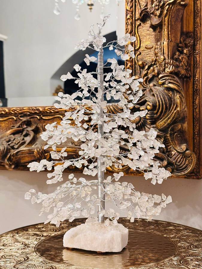 Exquisite Quartz Crystal Large Statement Christmas Tree