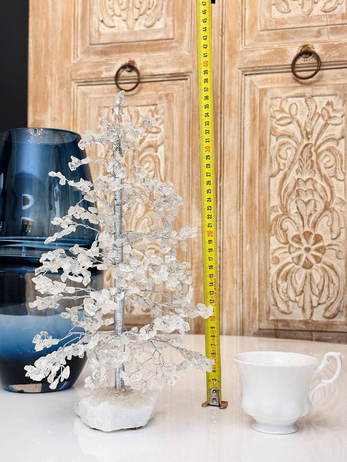 Exquisite Quartz Crystal Large Statement Christmas Tree