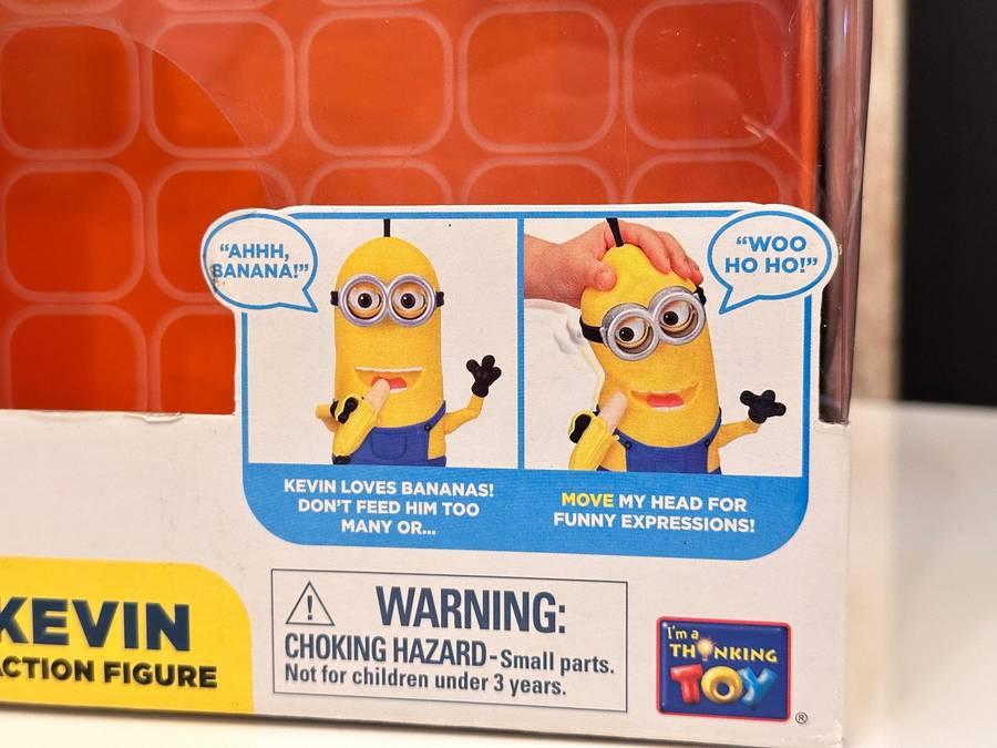 Large Interactive Talking Minion Kevin Collectable with Original Box