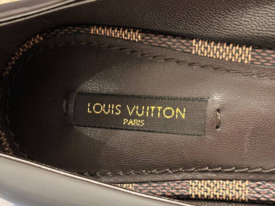 Louis Vuitton Damier Collection High Heel Shoes with Original Bag