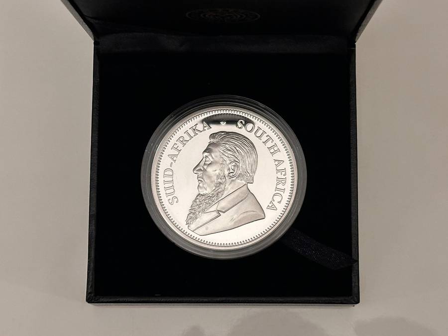 2oz Silver Proof Krugerrand 2020 - In Original SA Mint box with Certificate