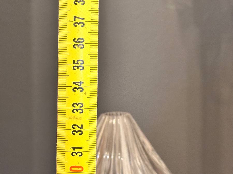 Magnificent Vintage Rose CUT CRYSTAL Lamp Circa 1930