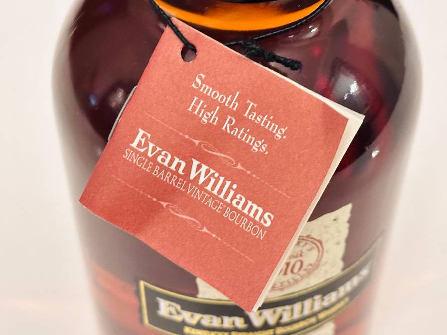 Evan Williams Vintage Single Barrel No 167 Bourbon