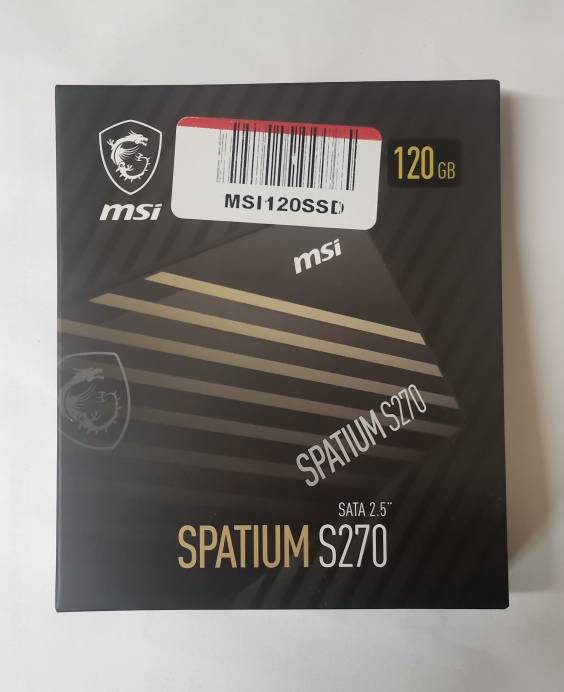 msi 2.5" SATA 120GB SSD - Spatium S270 - NEW