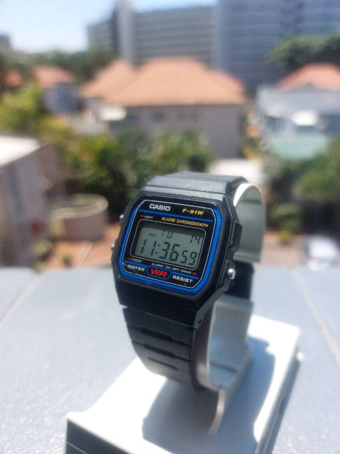 Casio F-91W digital watch