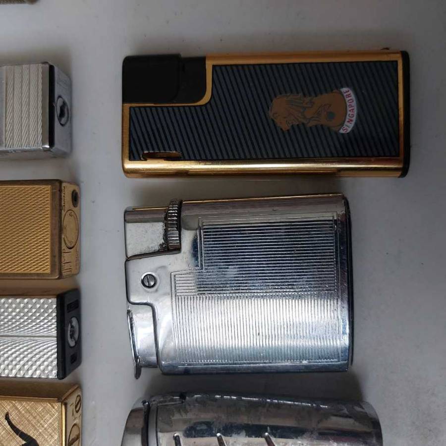 Box of Vintage lighters