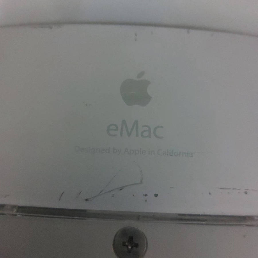 Vintage eMac computer