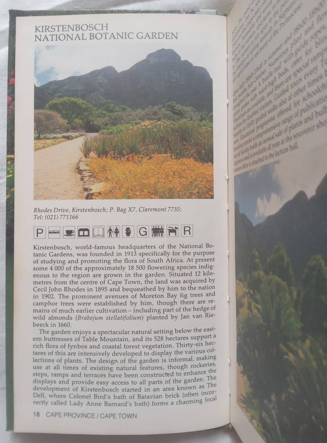 A visitors guide to GARDENS in South Africa by Nancy Gardiner -1988