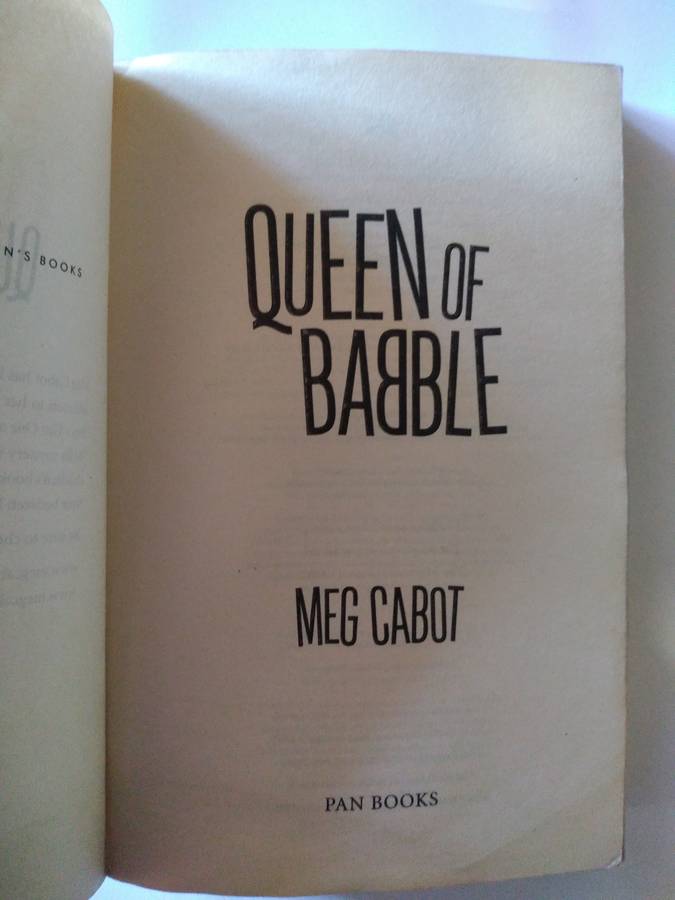 Queen of Babble Big mouth , Big heart  Big problems  by Meg Cobat -2006