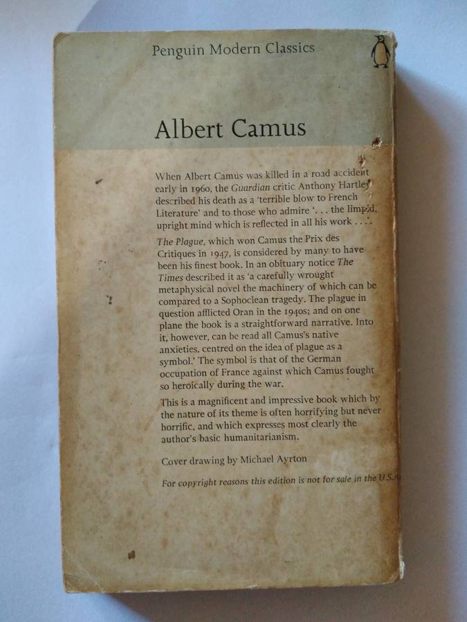 The Plague by Albert Camus -1948