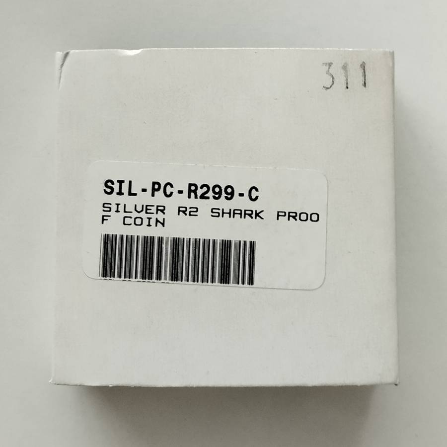 1999 Proof Marine Series R2 The Great White Shark (Sterling Silver) with box and COA #C0140