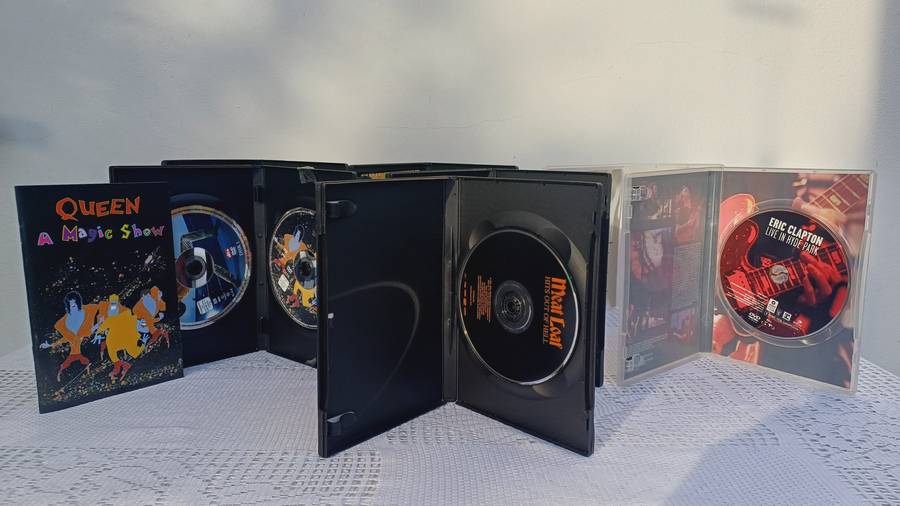 Eclectic Mix of 14 Music DVD's - Joplin to Queen