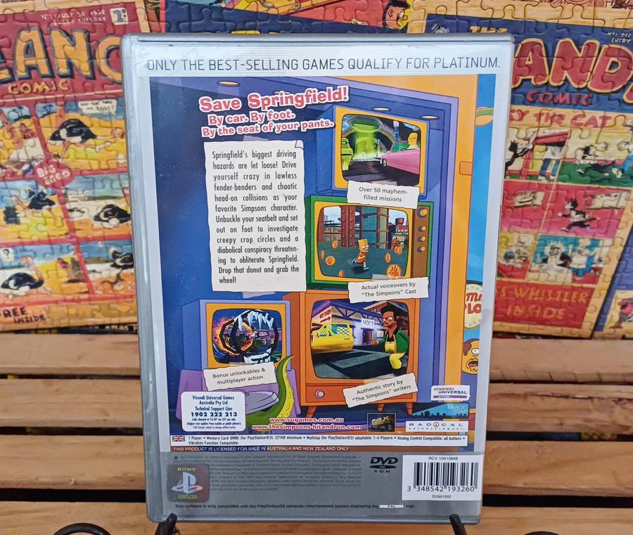 The Simpsons Hit & Run - Platinum (Ps2)
