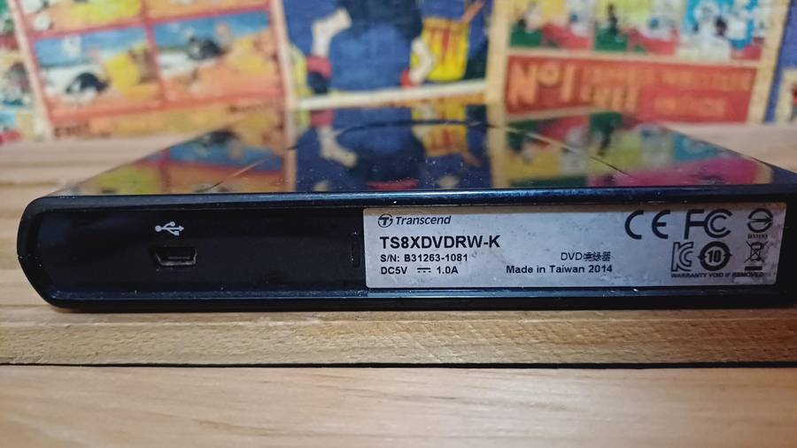 Super Multi DVD Writer + Transcend Slim Portable DVD Writer