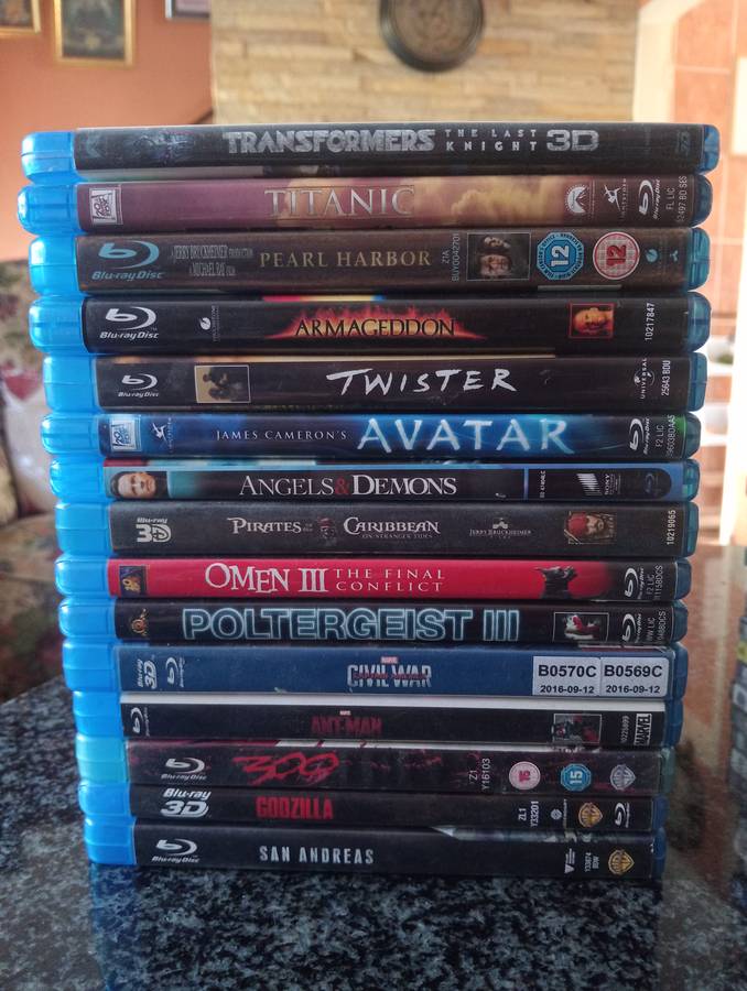 Blu-ray's for sale