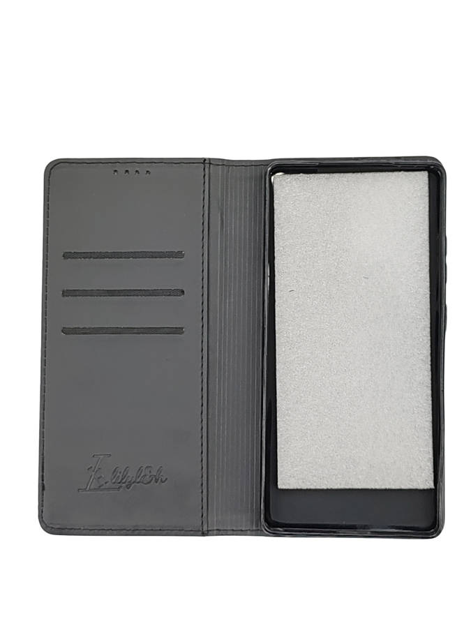 Leather Flip Book Cover Compatible With Samsung S25 Ultra